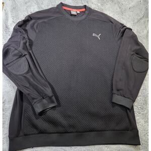 PUMA Golf Pwr Warm Black‎ Pullover, Men's XL